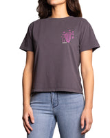 Relaxed Crew T-shirt : Fuchsia Cowgirl