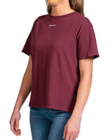 Relaxed Crew T-shirt : Red Mahogany