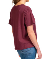 Relaxed Crew T-shirt : Red Mahogany