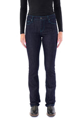 WESTERLY : Straight Leg (Midnight) Teal Stitch
