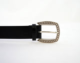 Italian Vachetta Belt : Black
