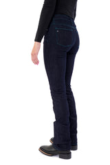 WESTERLY : Straight Leg (Midnight) Teal Stitch