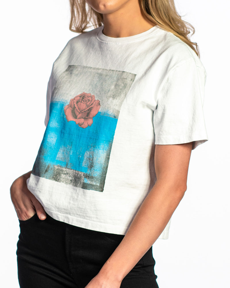 Boxy T-shirt : Abstract Rose