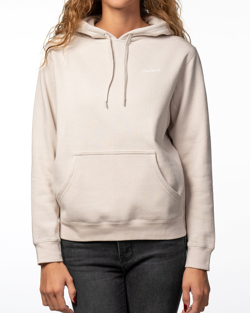 Hooded Sweatshirt: Bone (CF)