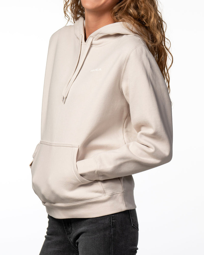 Hooded Sweatshirt: Bone (CF)