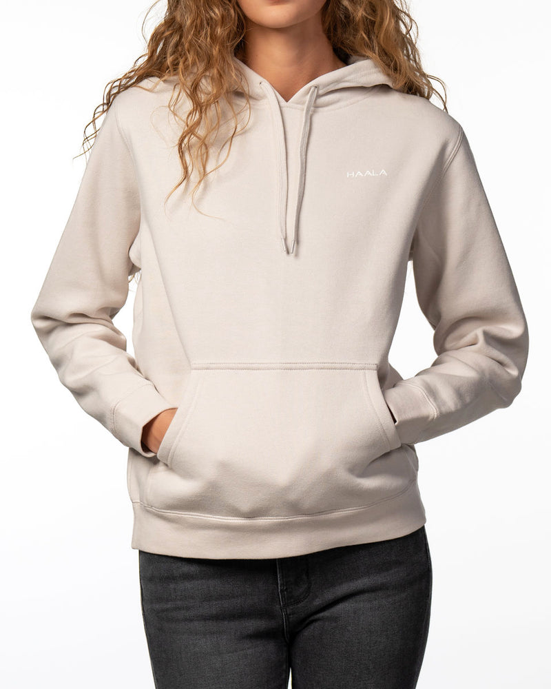 Hooded Sweatshirt: Bone (CF)
