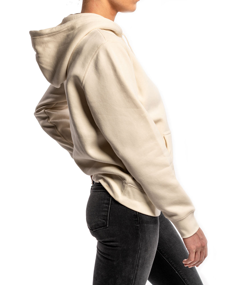 Hooded Sweatshirt: Cream (CF)