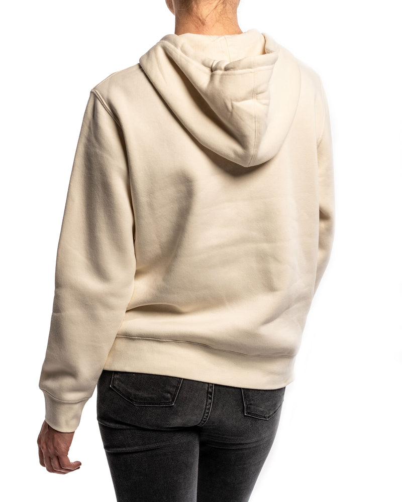 Hooded Sweatshirt: Cream (CF)