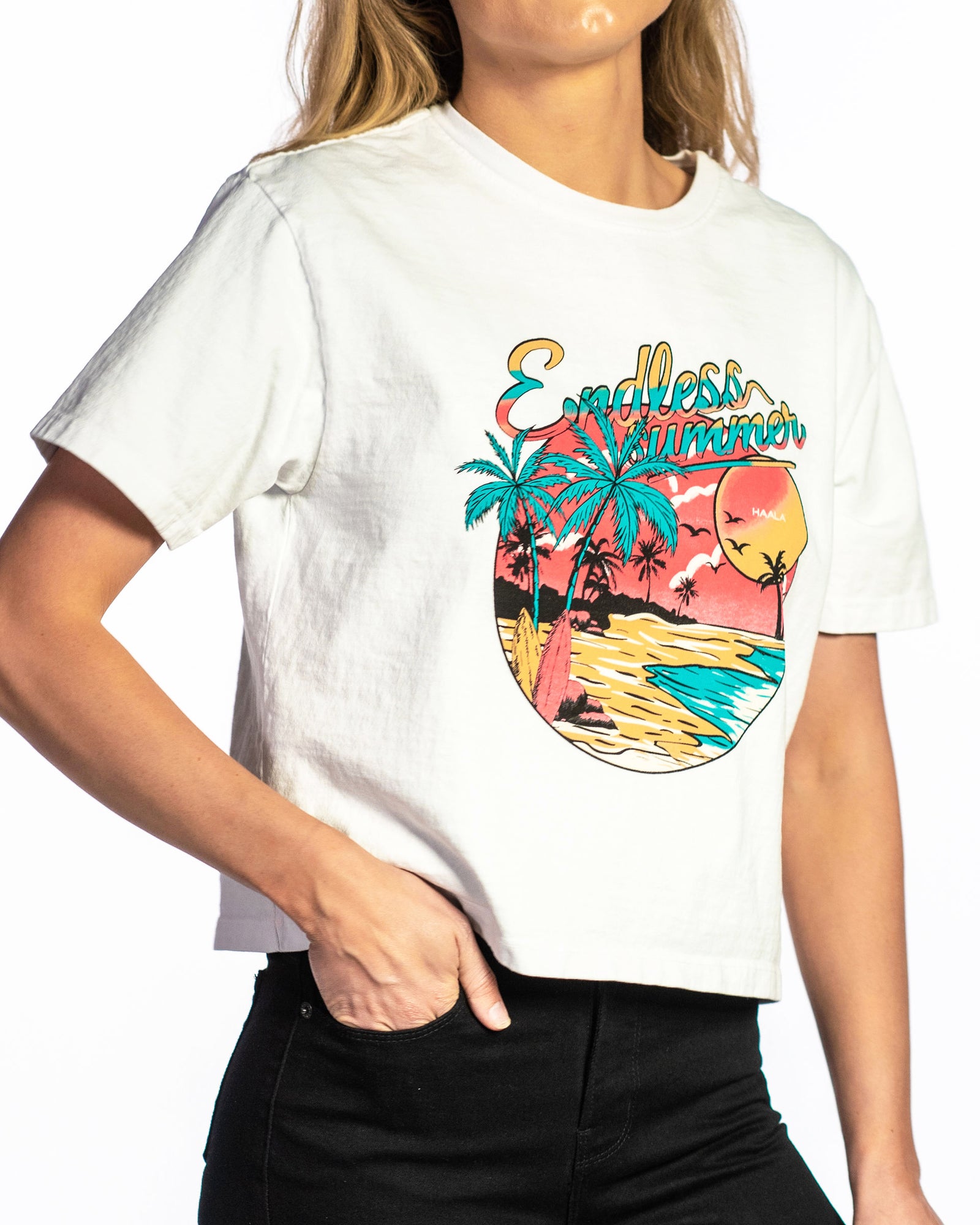 Boxy T-shirt : Endless Summer – HAALA Denim