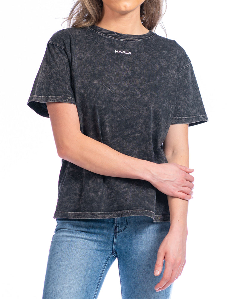 Relaxed Crew T-shirt : Frosted Black