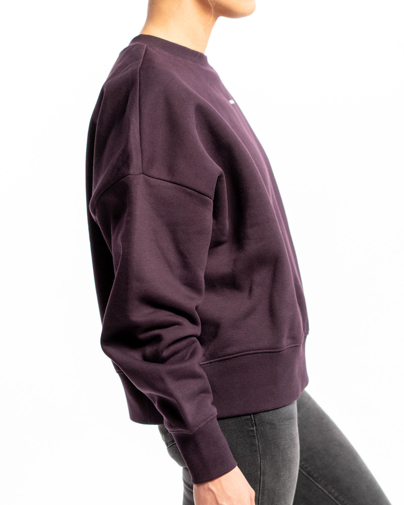 Heavy Crew Sweatshirt: Plum
