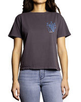 Relaxed Crew T-shirt : Teal Cowgirl