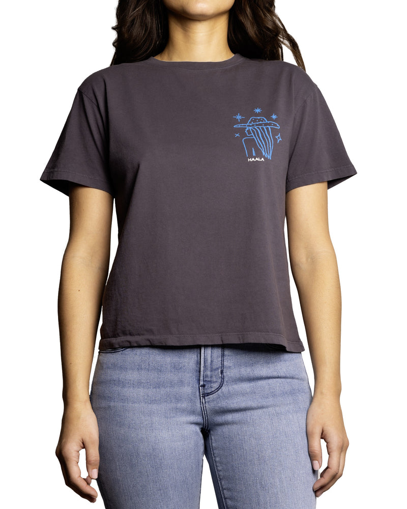 Relaxed Crew T-shirt : Teal Cowgirl
