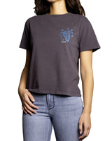 Relaxed Crew T-shirt : Teal Cowgirl