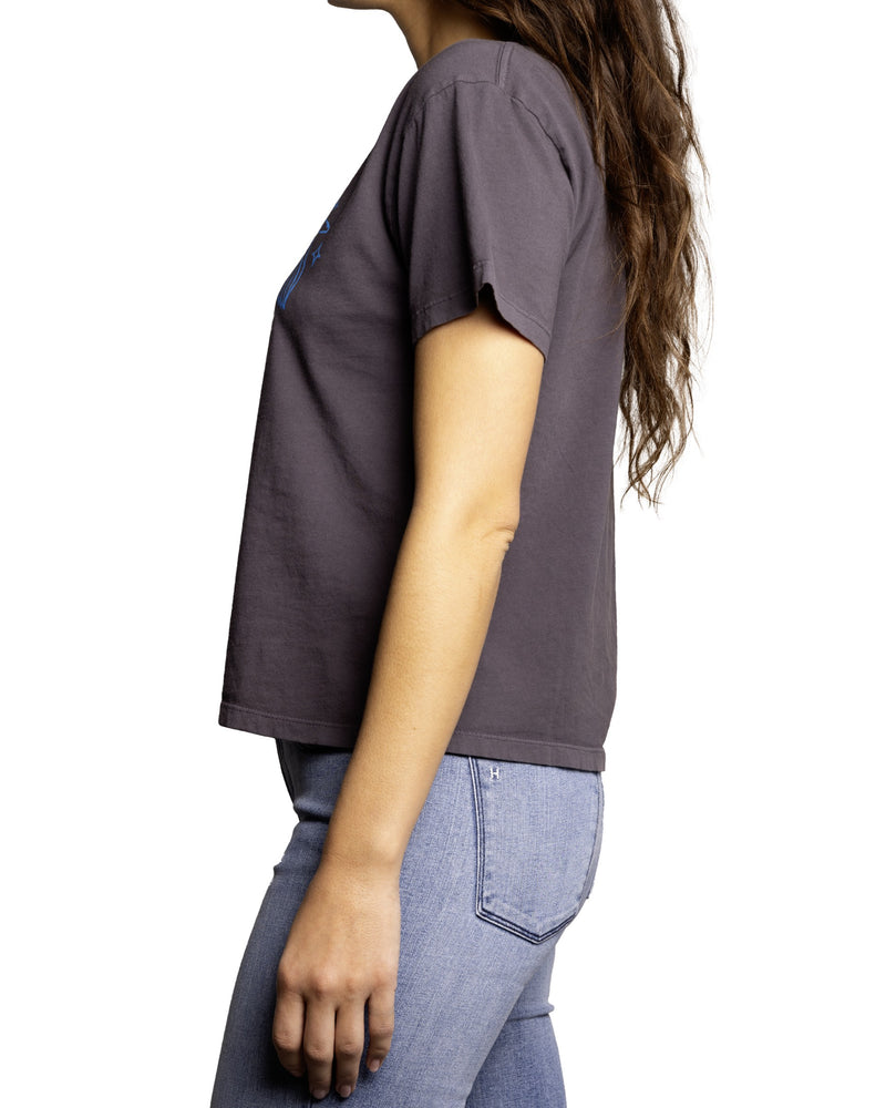 Relaxed Crew T-shirt : Teal Cowgirl