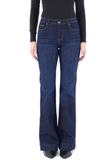 BELLA : Trouser Flare (Deep Ocean) Gold Combo