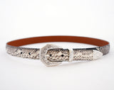 Python Slim Belt : Natural