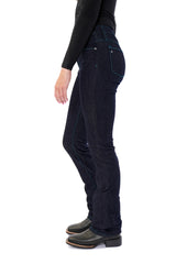 WESTERLY : Straight Leg (Midnight) Teal Stitch