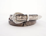 Python Slim Belt : Natural