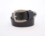 Italian Vachetta Belt : Black