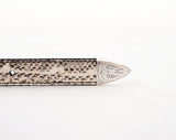 Python Slim Belt : Natural
