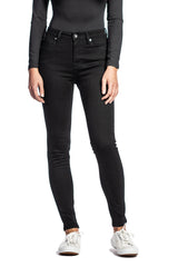 WHITNEY : High-Rise Skinny (Black) Black Stitch