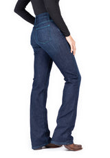 VENICE : Bootcut (Deep Ocean) Teal Stitch